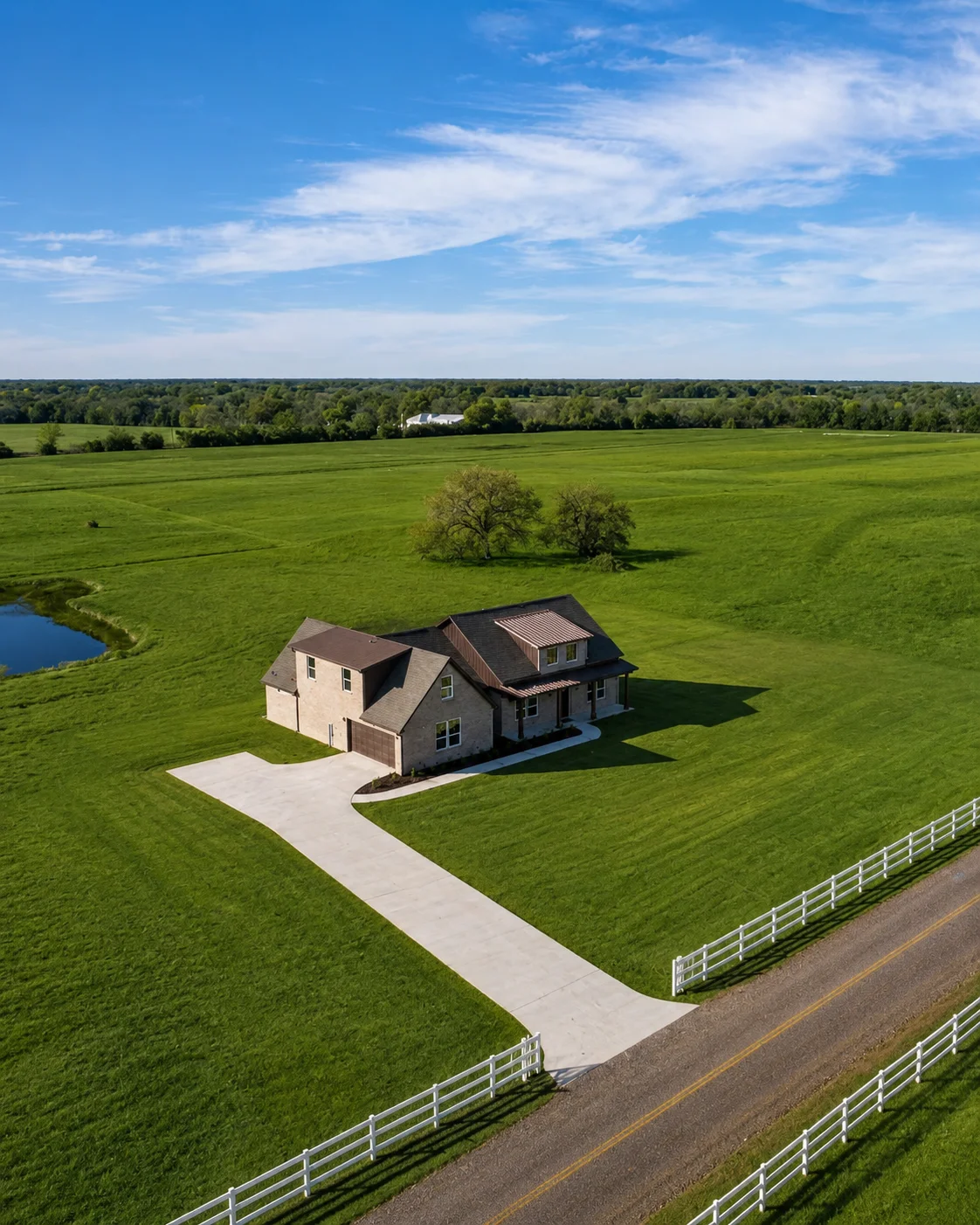 Custom Bravos home on a spacious East Texas property